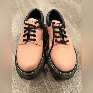 Doc Martens Pisa Leather Platform Shoes Quad Womens